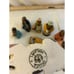1998 Dedza Black African Africa nativity figures 12 pieces high fired ceramic Ch