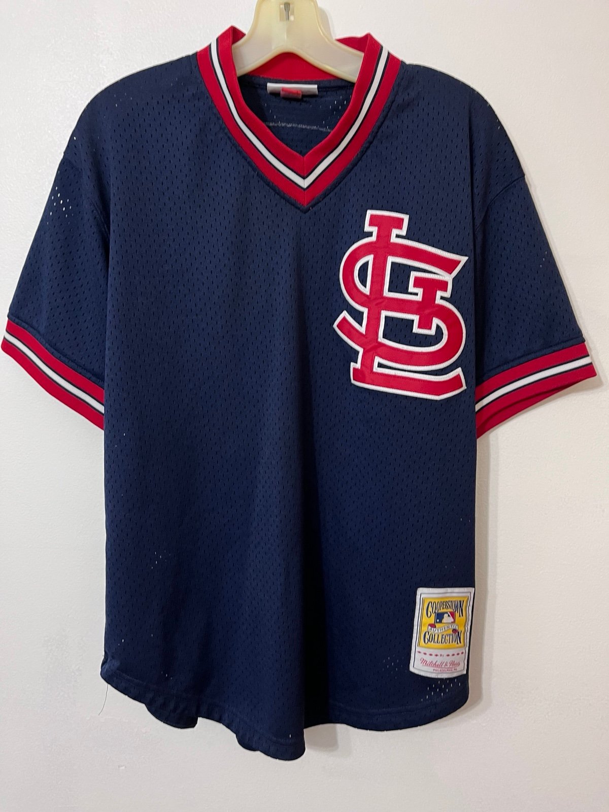 Ozzie Smith 1994 St. Louis Cardinals - Mitchell & Ness MLB Jersey Mens 44/L