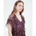 NWT IRO Gilio dress boho casual pink ruffled v neck mini summer women's sz small