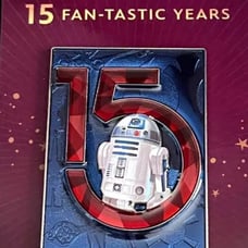 2024 D23 15th Anniversary DEC Disney Star Wars R2D2 Pin LE 300