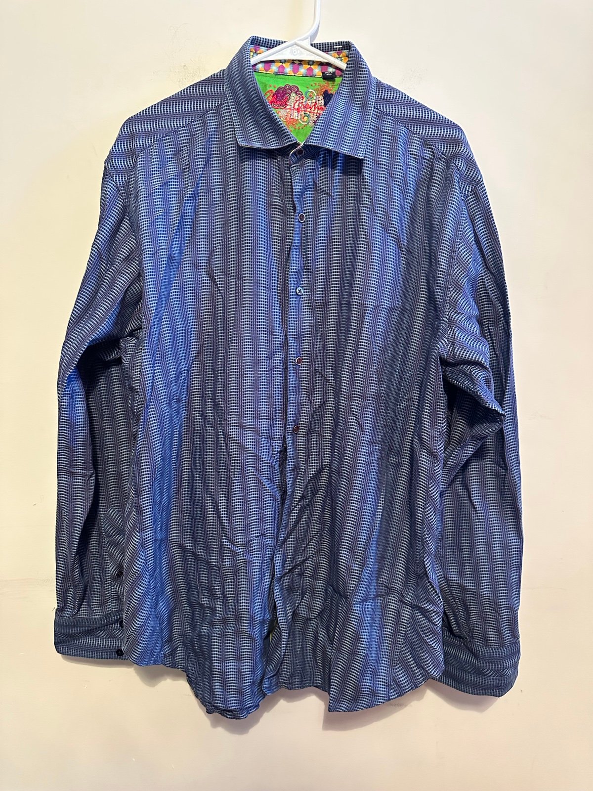 Robert Graham Sport Shirt Men’s Size XL /TG Cuff X-Large
