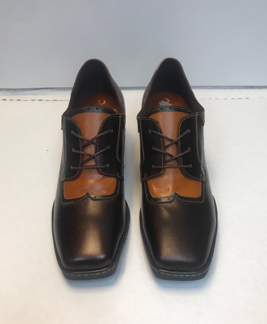 Super Lady Star Vintage Elegant Square Toe Oxford Size 9 or 9.5