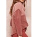 Astranita • Pink \ Mauve Cowl Neck Sweat