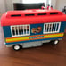 Vintage Playmobil circus truck and trailer and circus animals and arena!