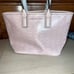 NWT Michael Kors Jodie Small Logo Jacquard Tote Bag In Powder Blush