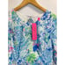 188 NWT Lilly Pulitzer Size 4 Fiesta Stretch Dress Coastal Blue Lion Around