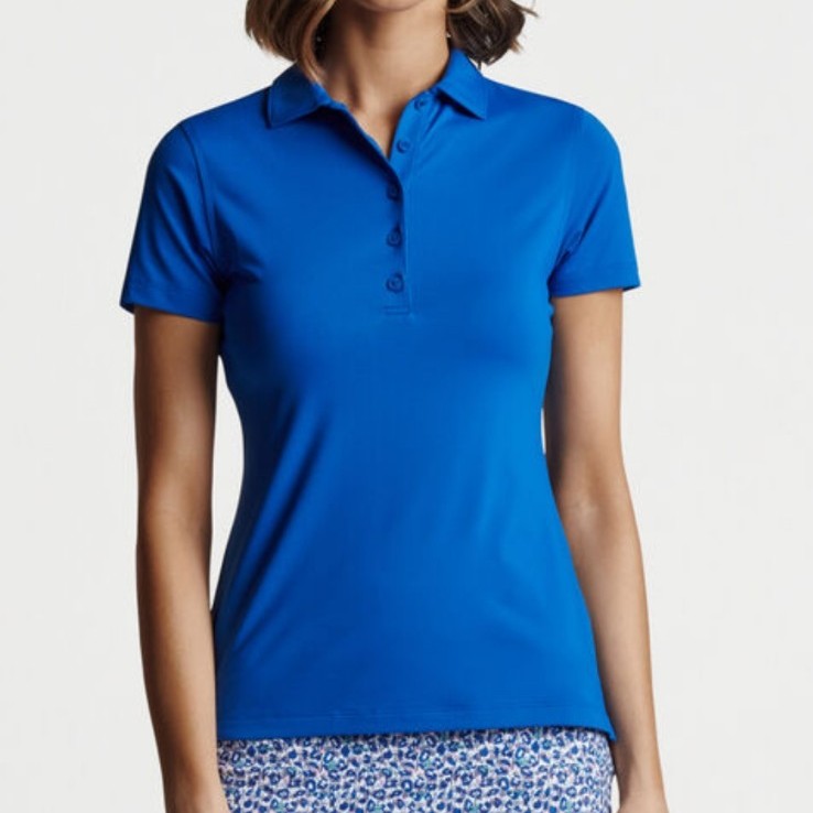 Peter Millar Blue Perfect Fit Performance Polo