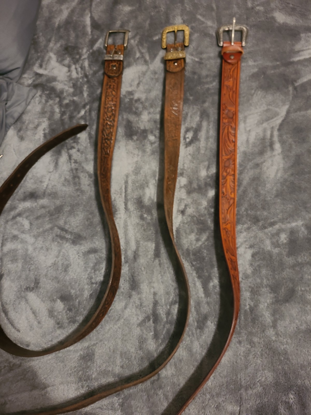 Custom made leather belts