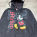 Vintage Y2k Disney Mickey Full Zip Hoodie Women's Large Oversized
