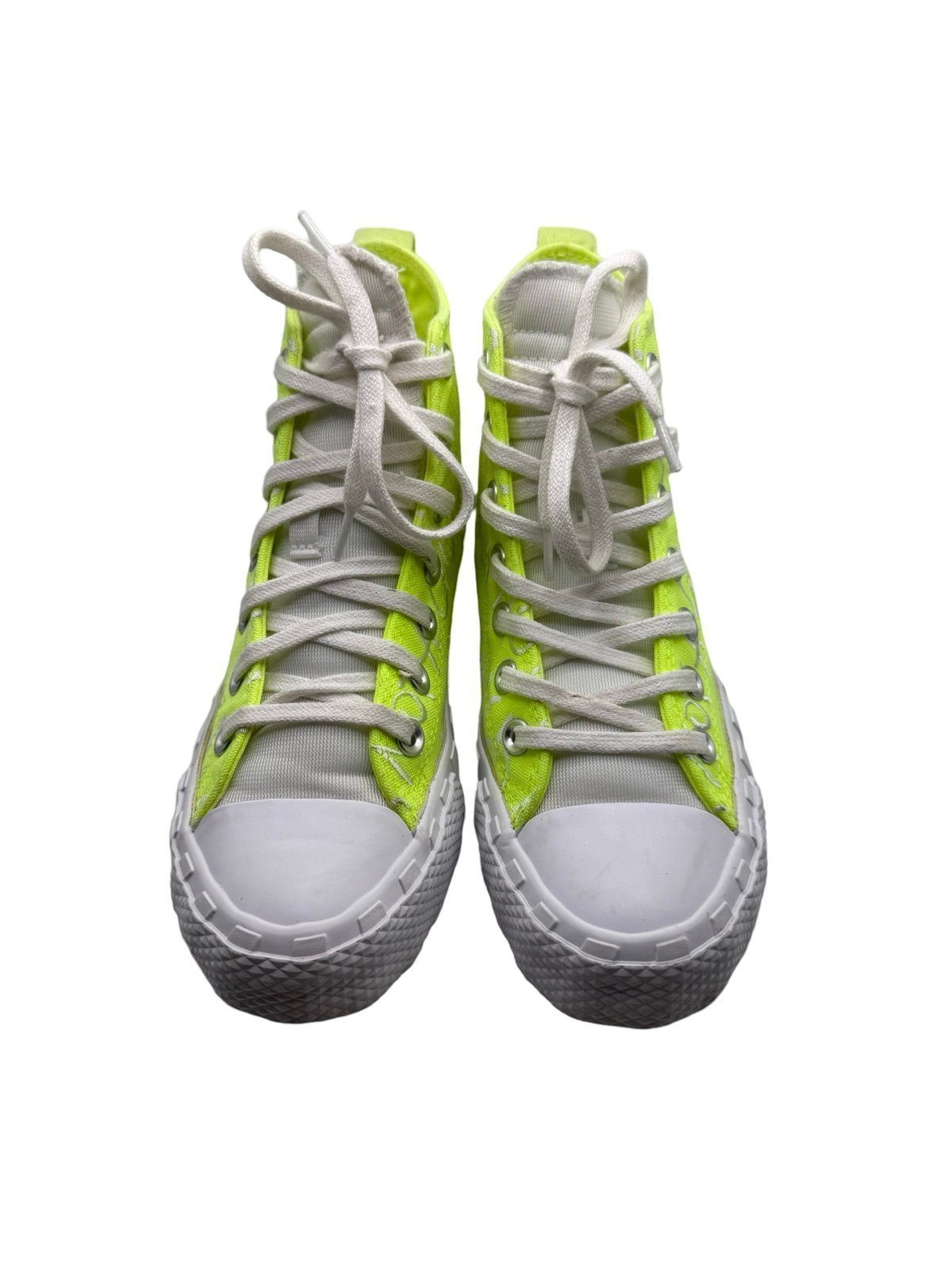Grey converse with yellow laces sale