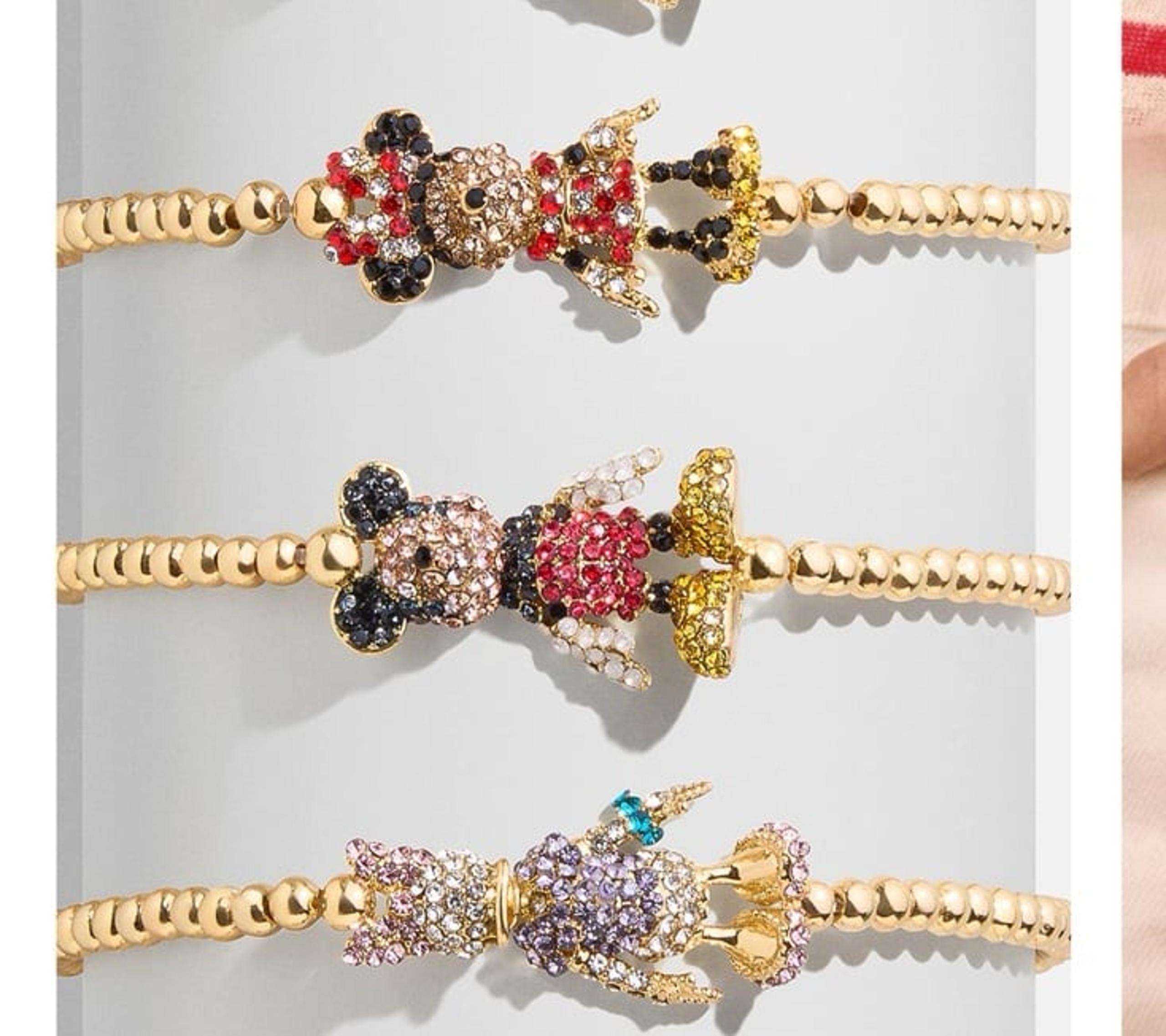 Disney Baublebar Minnie Mouse Pave bracelet NEW 2025