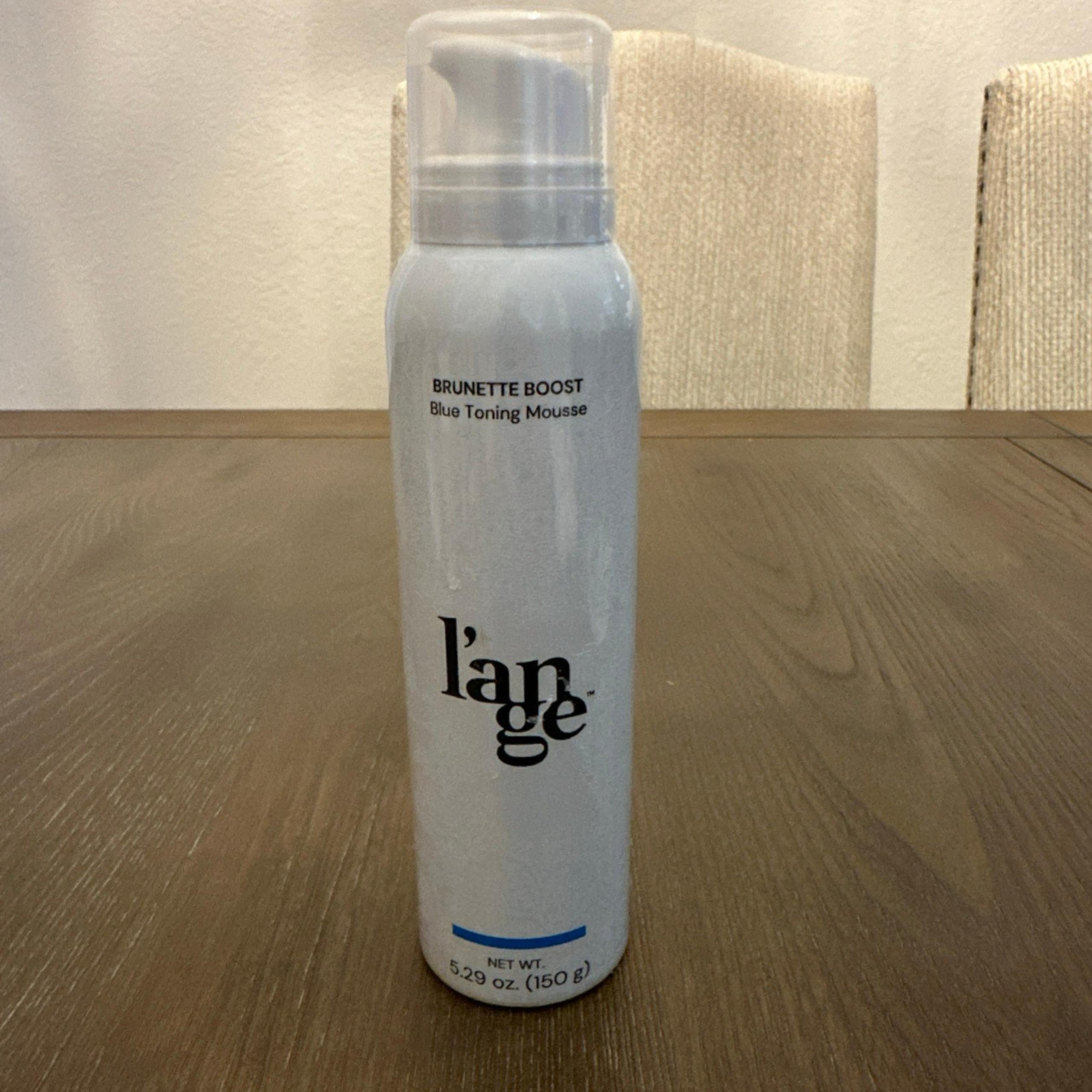 L'ange Brunette Boost Blue Toning Mousse 5.29 oz New Sealed