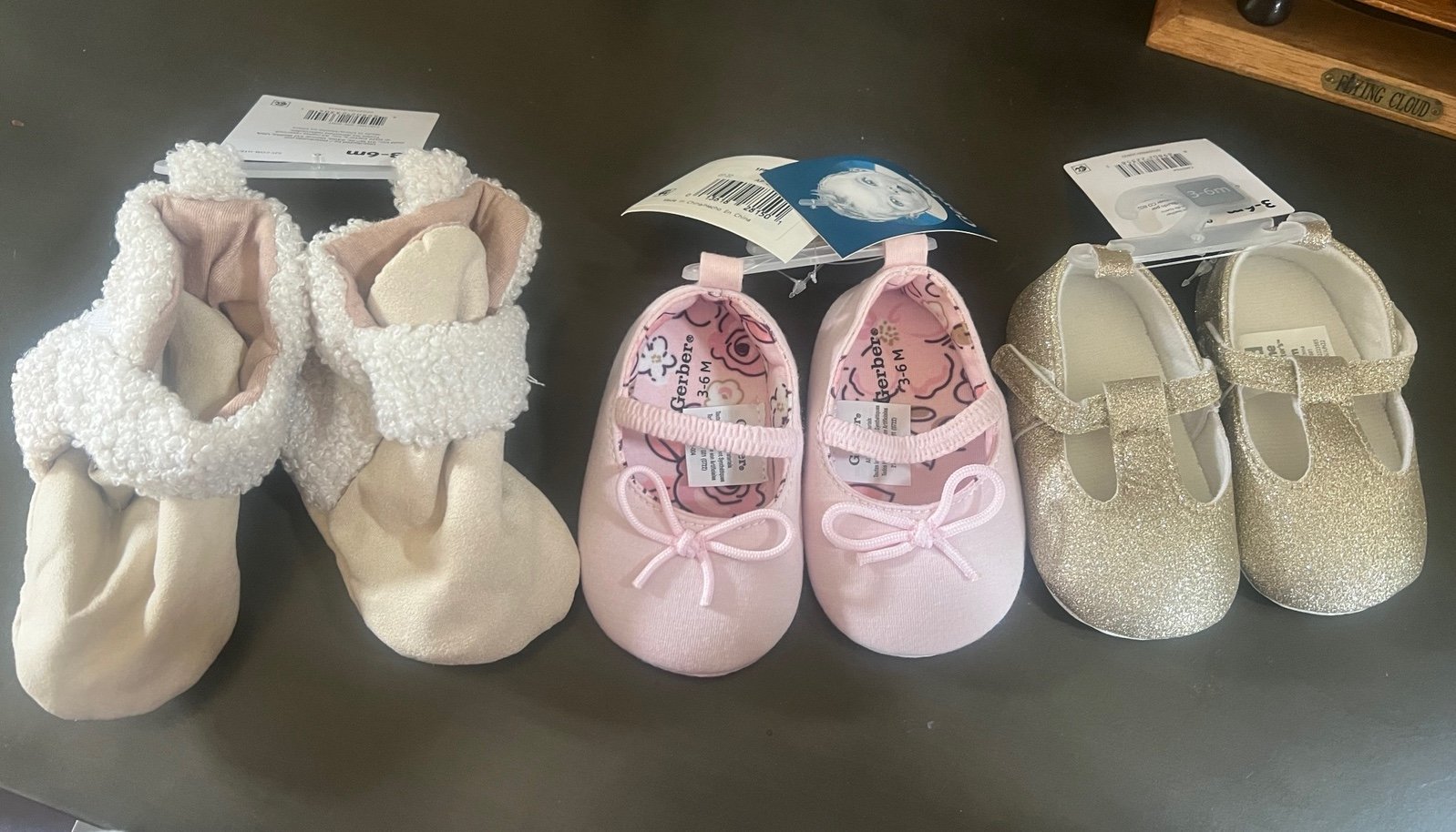 New Baby Girl Shoes 3-6 months