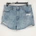 LOVERS & FRIENDS Jamie Cuffed Short 32 US 14 Camellia Blue Distressed NWOT