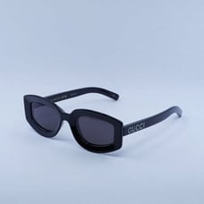 New Gucci GG1719S 001 Sunglasses - Black Frame, Grey Lenses