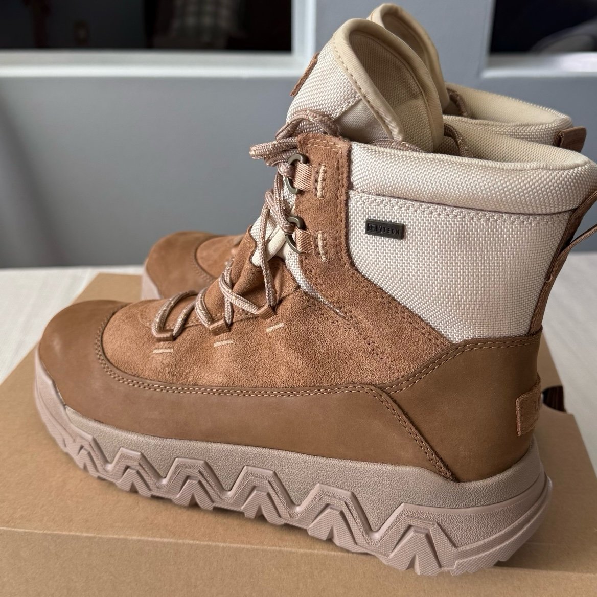 【UGG】TerreTrail Hi-Top Ugg Terretrail Hi-Top Boots In Beige - 53% Off | Editorialist