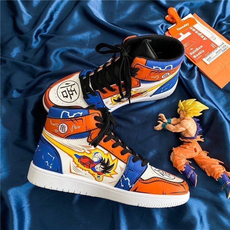 custom shoes Dragon Ball goku anime sneaker size 6Y
