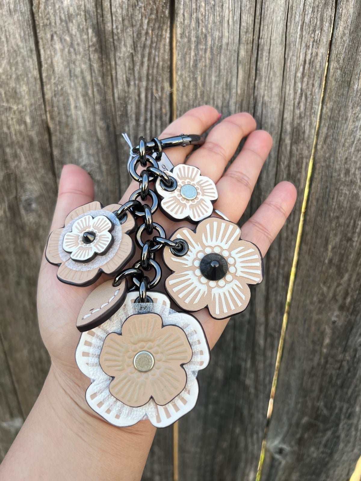 Coach Tea Rose Mix Bag Charm
