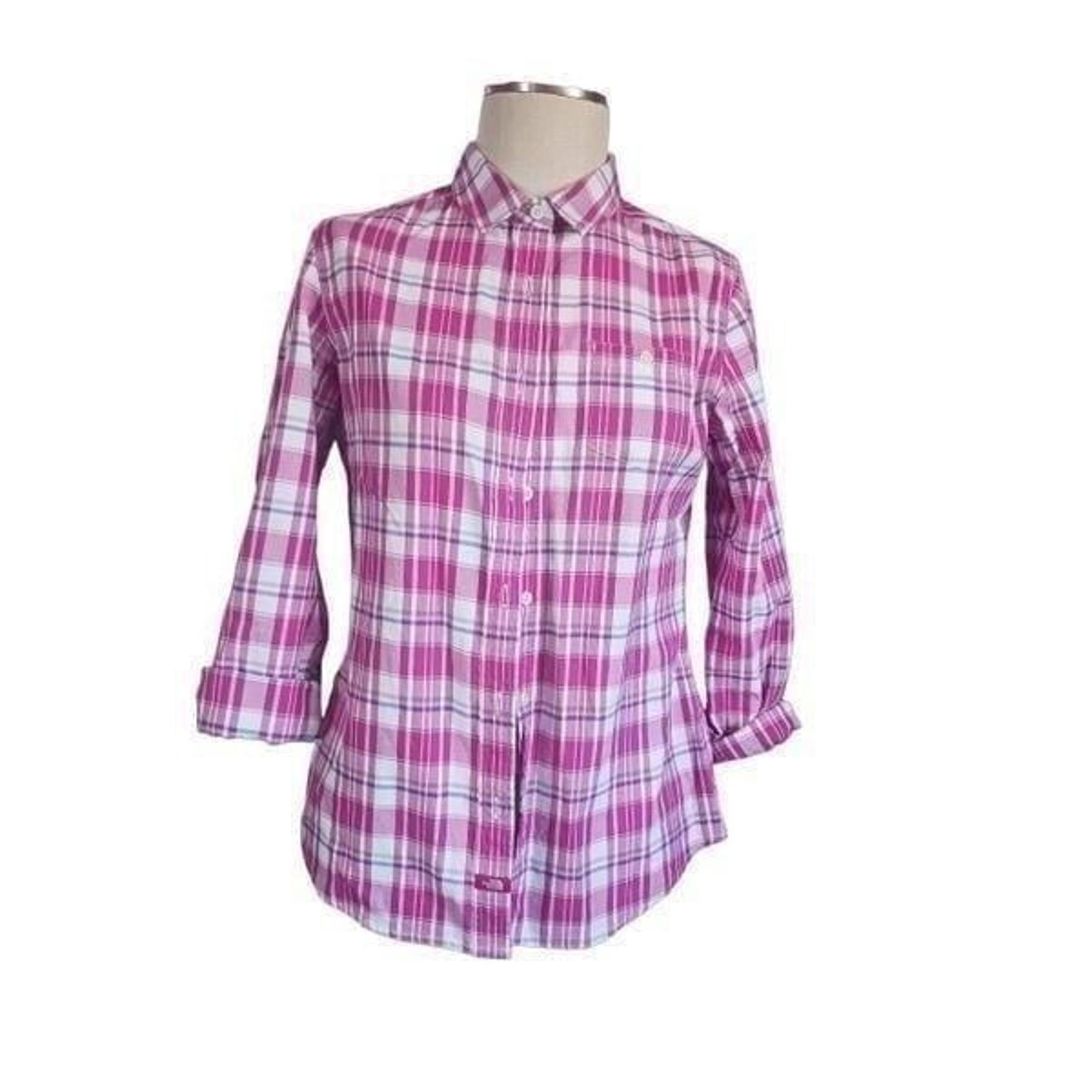 The North Face women's long sleeve Plaid button down