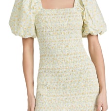 English Factory Floral Smocked Mini Dress