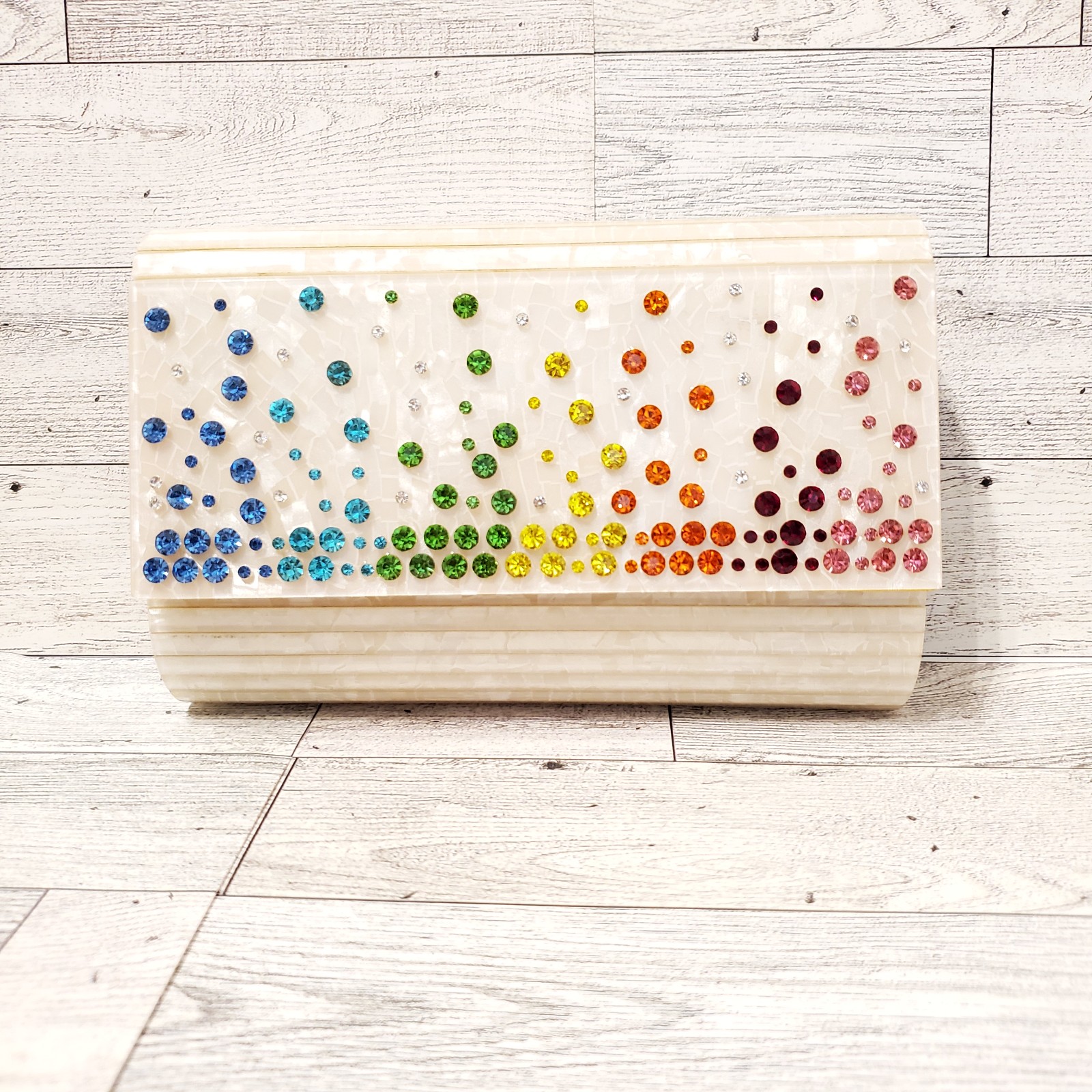 Kurt Geiger Party Crystal Mini Envelope Clutch