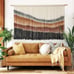 Macrame Wall Hanging Macrame Wall Decor Large-Scale Tie-Dye Tapestry
