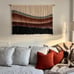 Macrame Wall Hanging Macrame Wall Decor Large-Scale Tie-Dye Tapestry