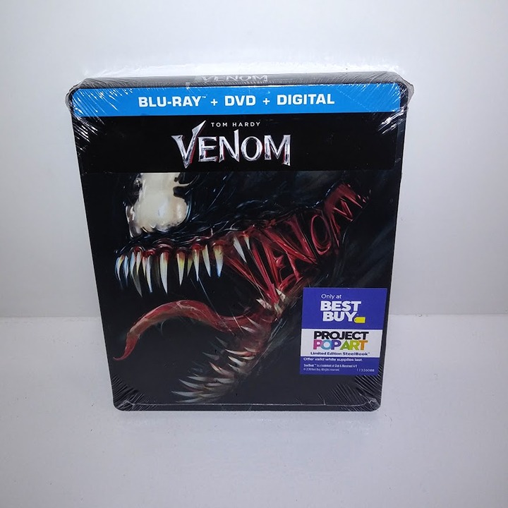 Venom Steelbook (Blu-Ray, DVD, & Digital) BRAND NEW