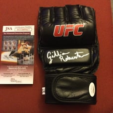 Gillian Robertson signed ufc glove mma “Savage” autograph
