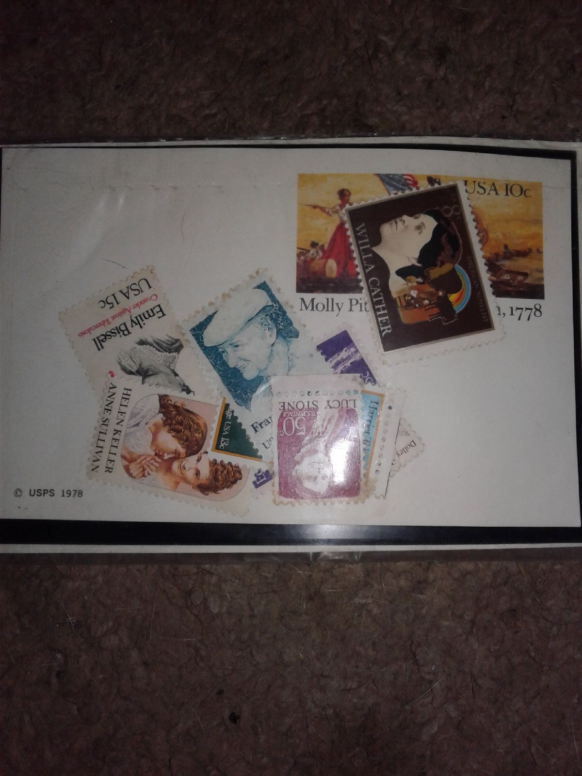 Sealed womens mint set of stamps