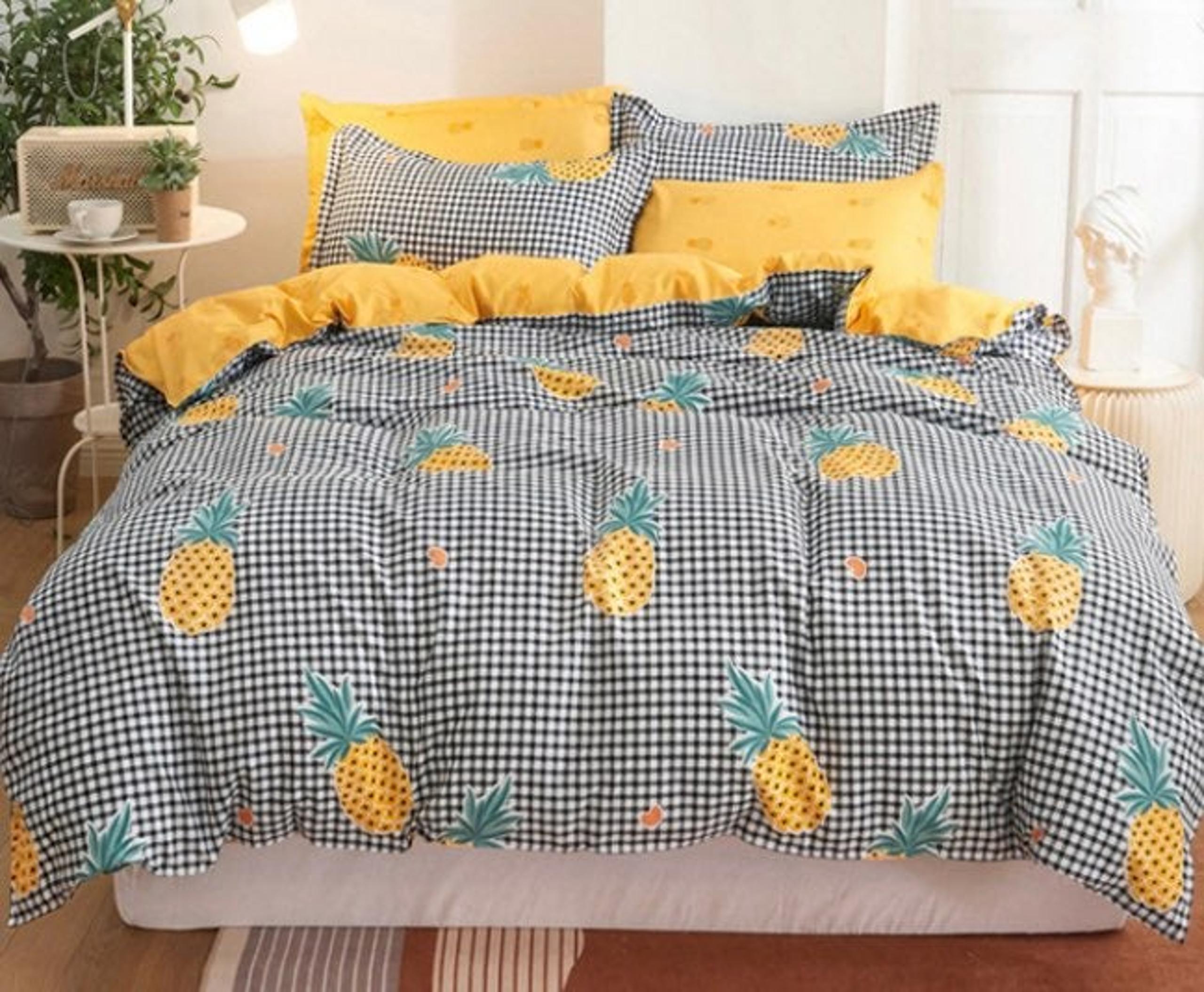 new pinapple duvet bed sheet twin queen