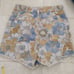 Anthropologie Pilcro Lara Ultra High Rise Frayed Floral Denim Shorts M NWOT