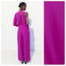 NWT. Zara Magenta Belted Asymmetric Long Jumpsuit. Size L.