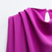NWT. Zara Magenta Belted Asymmetric Long Jumpsuit. Size L.