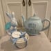 Rae Dunn• Martha Stewart• Light Blue Spring Easter Bundle - 3pc.