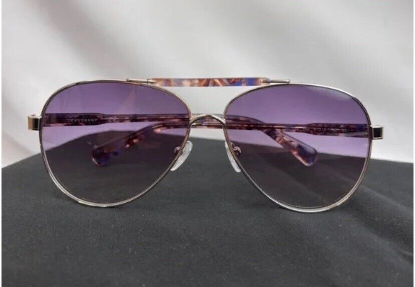 NEW LongChamp Paris LO109S 502 Marchon Violet Tortoise Women’s Sunglasses