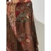 Chico’s embellishment scarve wrap orange red