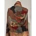 Chico’s embellishment scarve wrap orange red