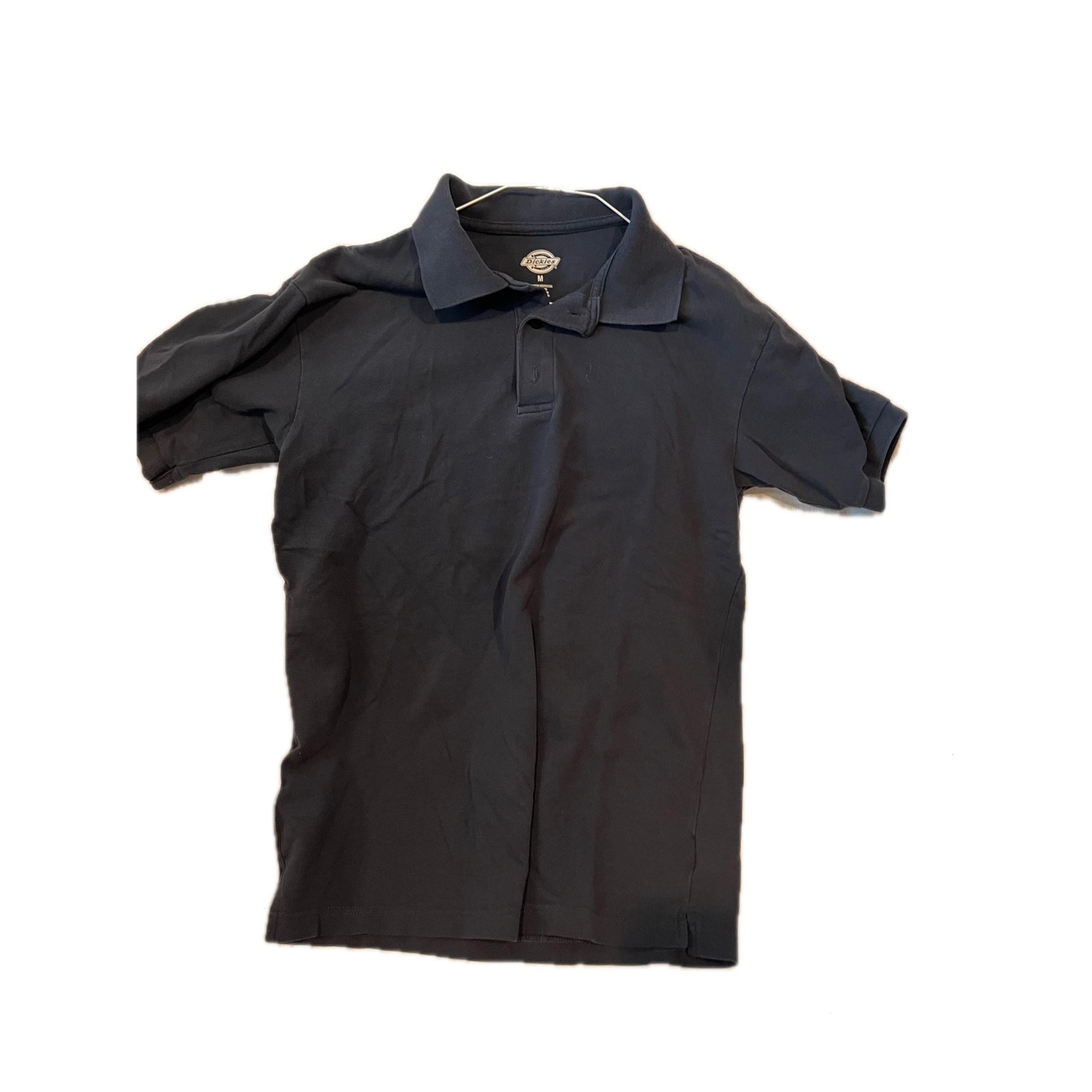 Dickies Black Polo Golf Shirt Mens M