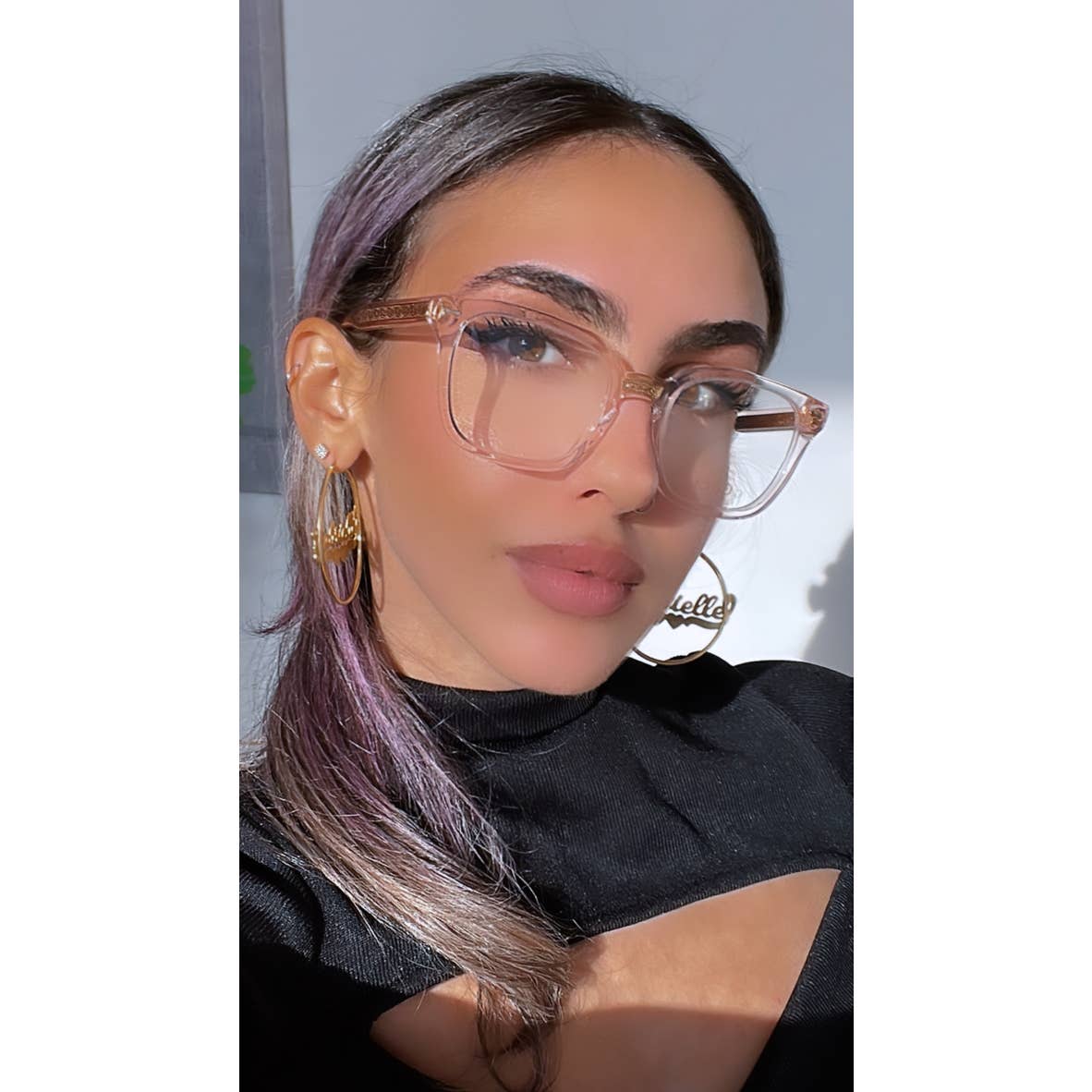 NEW Gucci GG0184O PINK CRYSTAL Eyeglasses Frames