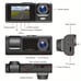 2 Inch Car Dash Cam 1080P 3 Camera Cycle Recording Video rq