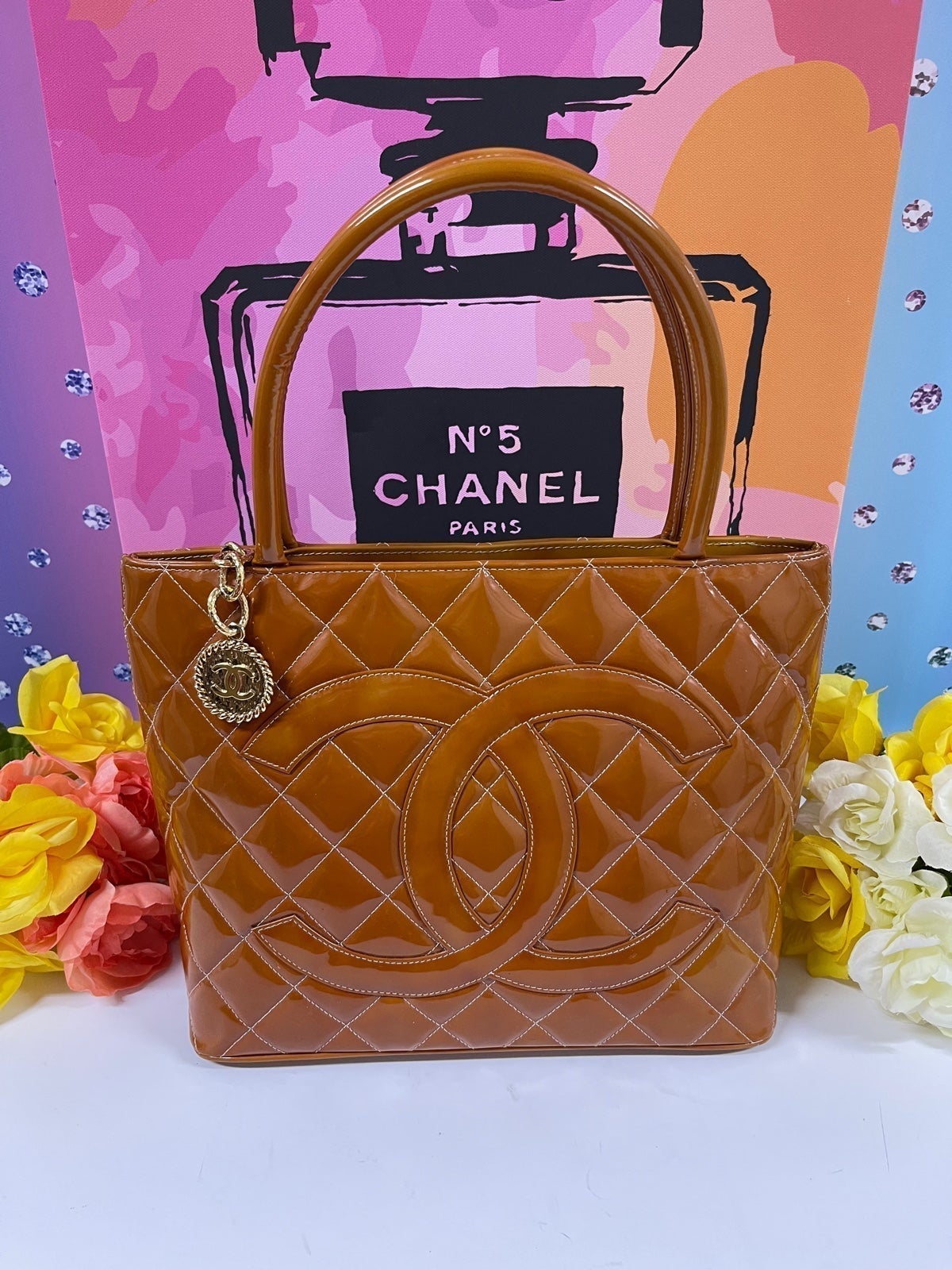 Pristine Chanel 19 Caramel Beige Small-Medium Flap Bag – Boutique Patina