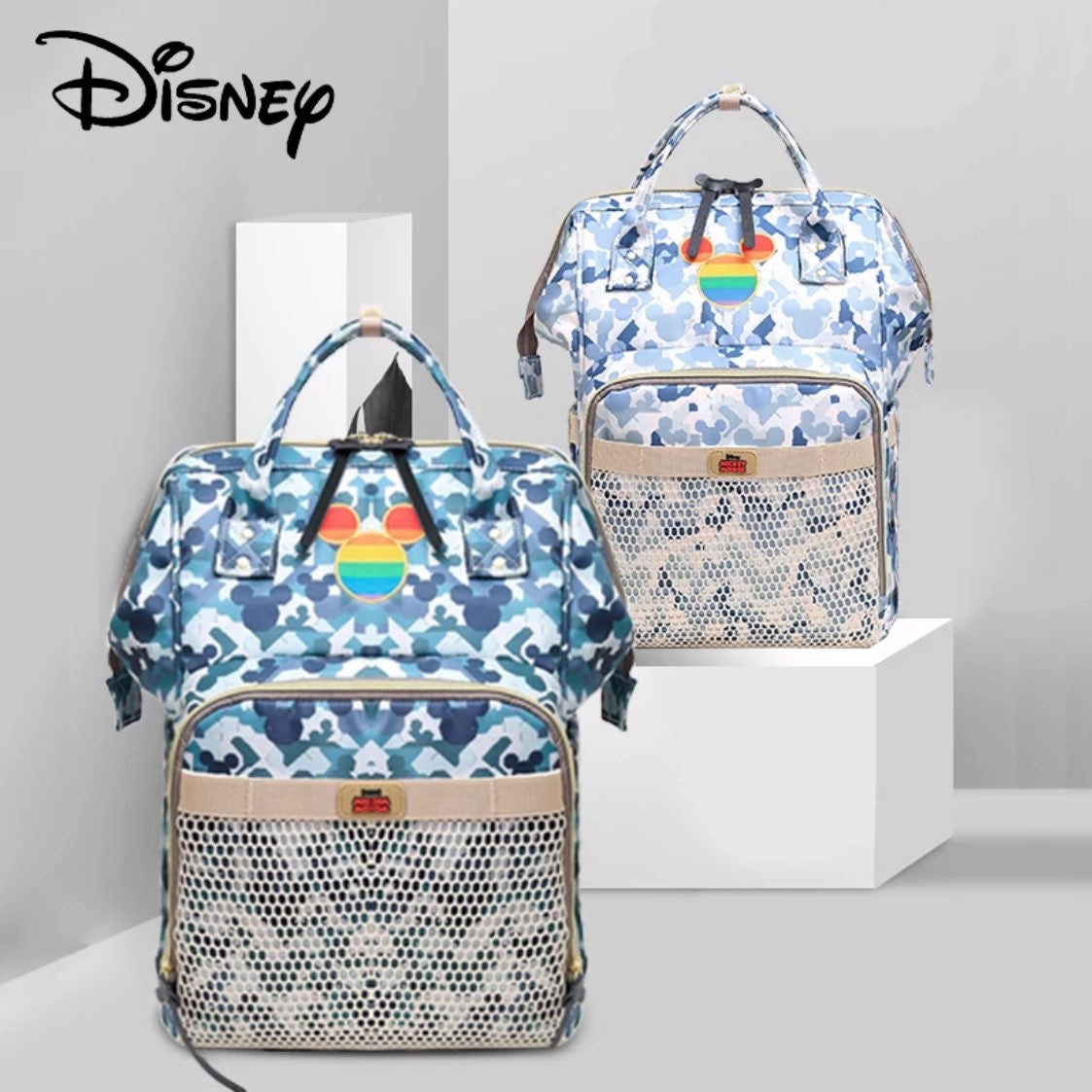Disney Camo Diaper Bag Mommy Backpack