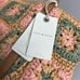 Lucky Brand Boho Straw Floral Ella Shoulder Bag Tote Purse Green Pink Tan NWT
