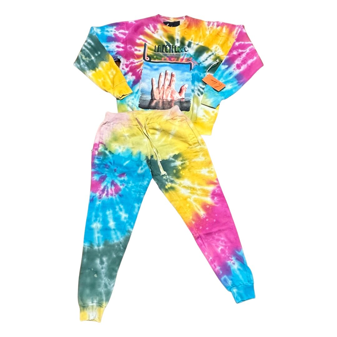 Le detresse tropical NWT 2 pc jogging suit XS OVERSIZED