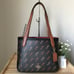 Coach Diagonal print horse and carriage tote 27