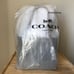 Coach Diagonal print horse and carriage tote 27