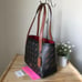Coach Diagonal print horse and carriage tote 27