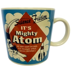Astro Boy Mighty Atom Mug Cup Blue Porcelain Osamu Tezuka Tokyo Japan Tea Coffee