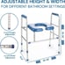 Bedside Commode Chair Portable Potty Toilet Riser Padded Seat